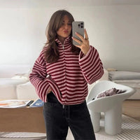 Adinda Strick Zip Sweater