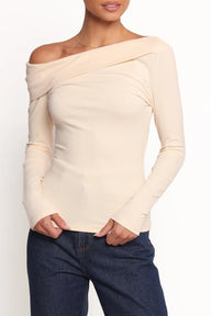 Bobbie Asymmetrisches One-Shoulder-Top