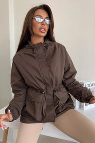 Giacca impermeabile con cappuccio Brielle