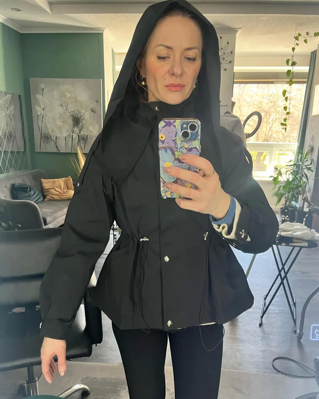 ZEYA - Brittany Hooded Short Trench Coat