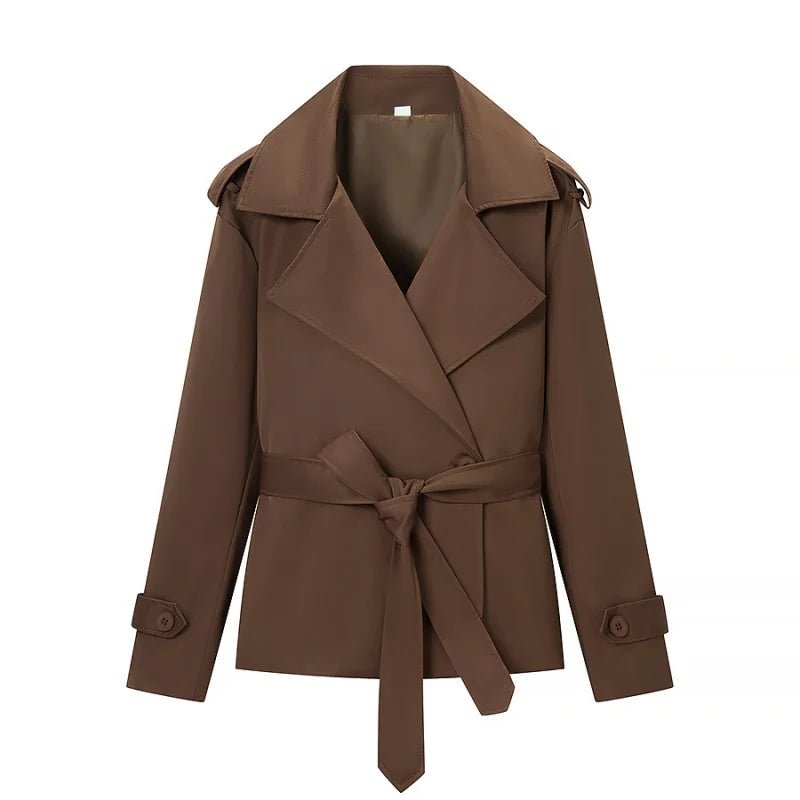 ZEYA - Candice Cropped Trench Coat