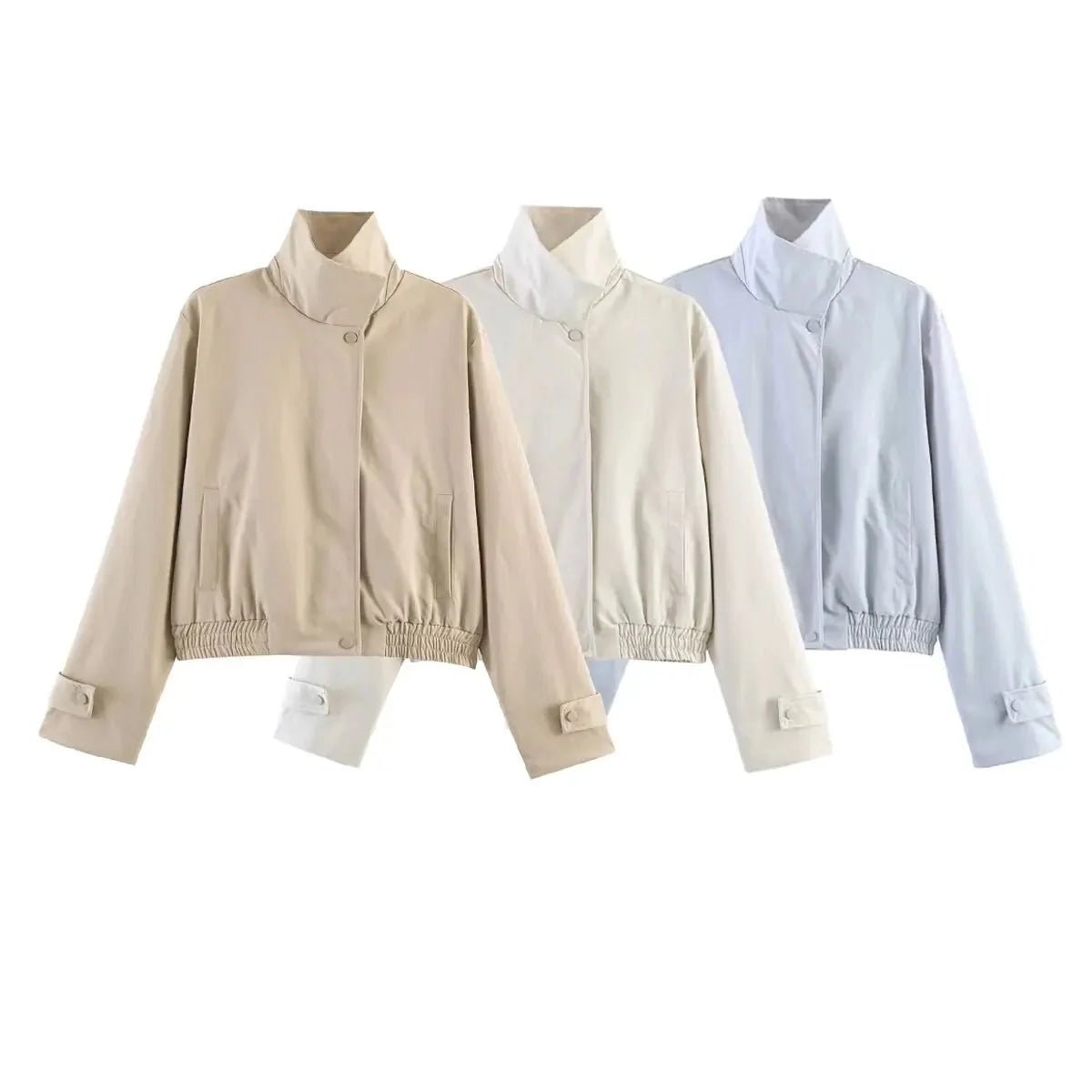 ZEYA - Carla High Neck Zip Jacket