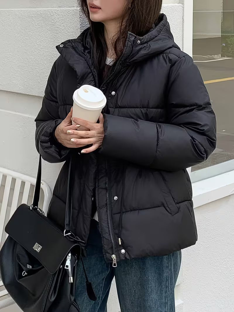 ZEYA - Carmen Oversized Drawstring Waist Puffer Jacket