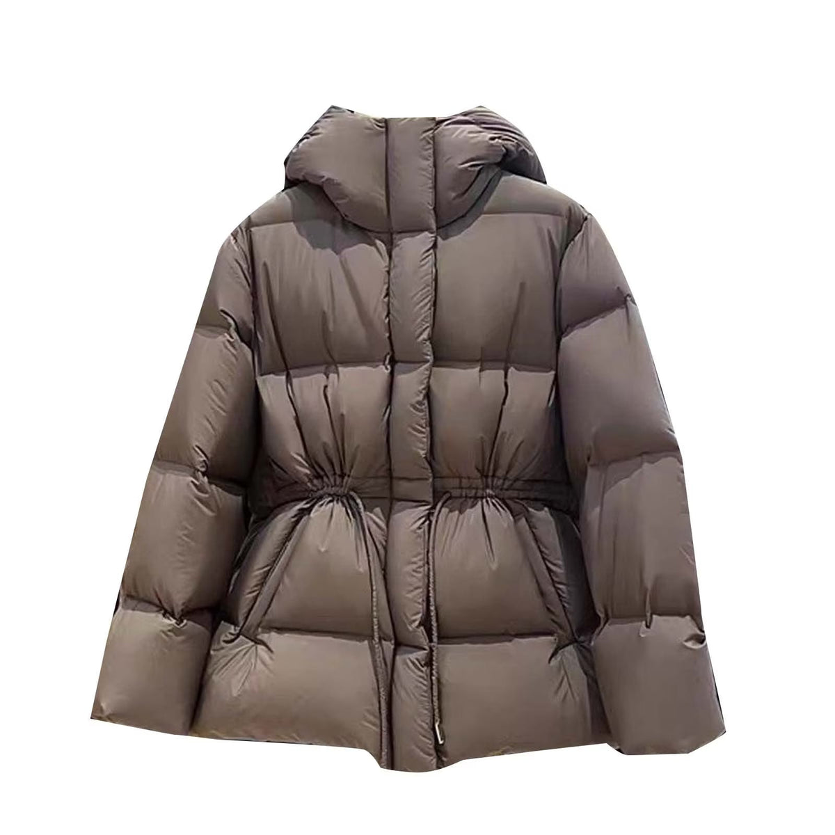 ZEYA - Carmen Oversized Drawstring Waist Puffer Jacket