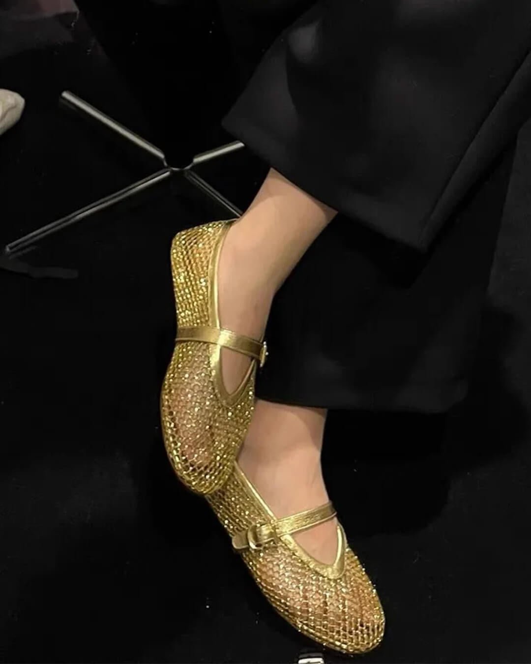ZEYA - Cassia Mesh Ballet Flats