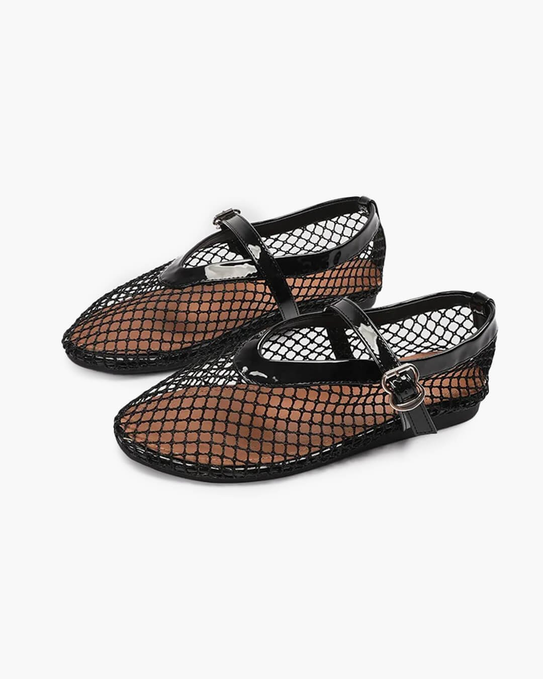 ZEYA - Cassia Mesh Ballet Flats