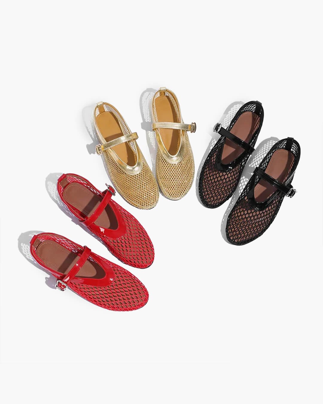 ZEYA - Cassia Mesh Ballet Flats