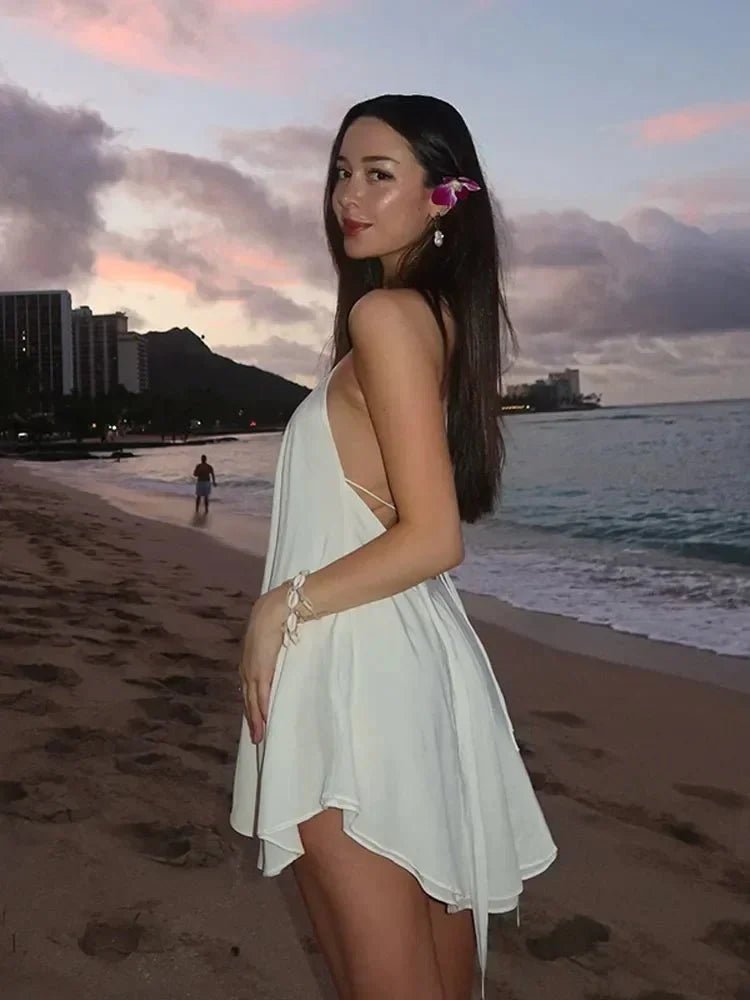 ZEYA - Catalina Off - Shoulder Hollow Out Summer Dress