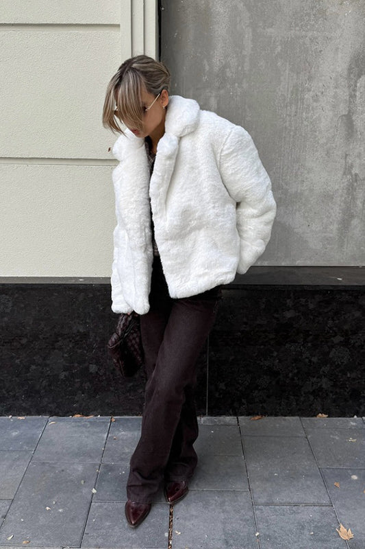 ZEYA - Catherine Short fluffly Coat