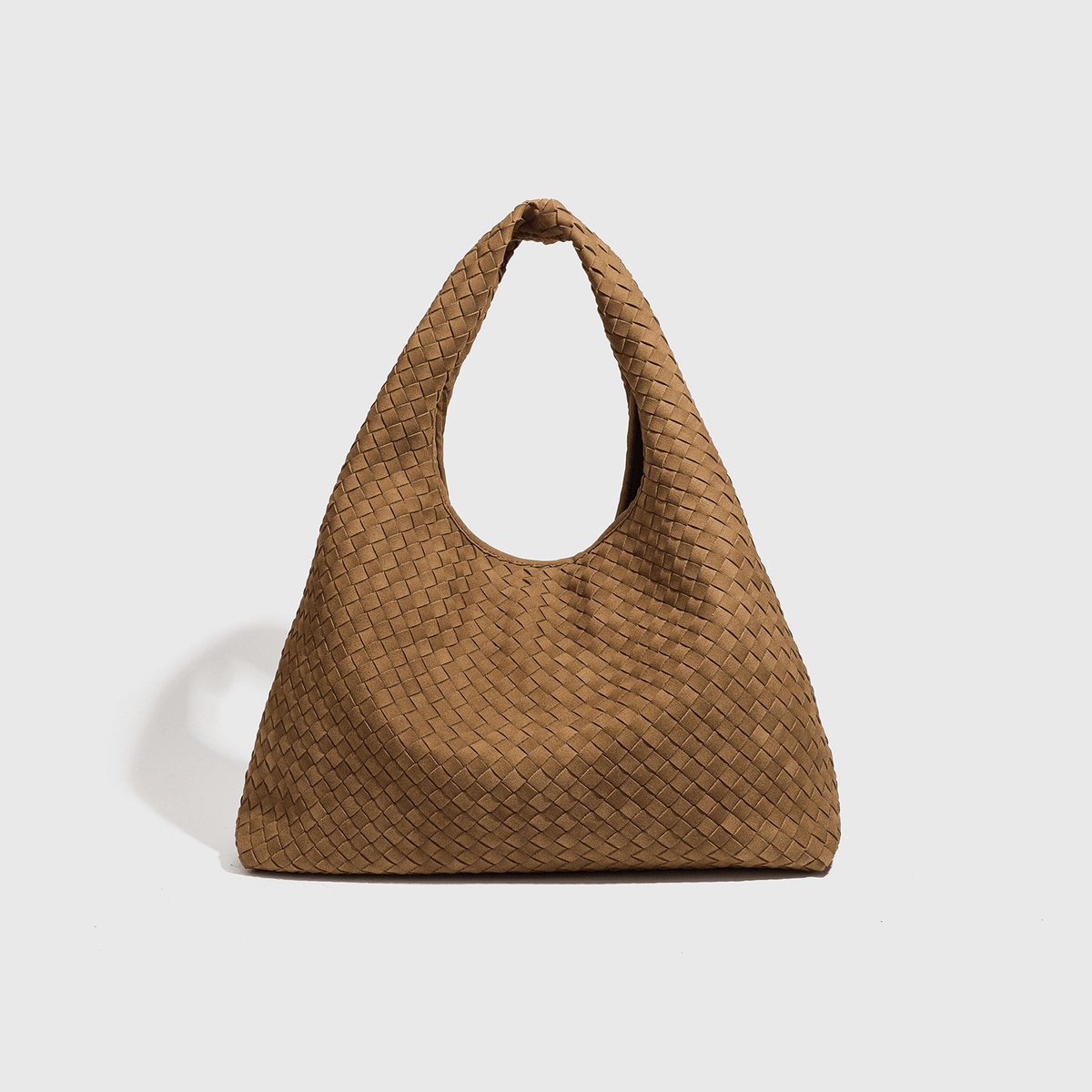 ZEYA - Clara Woven Faux Suede Tote Bag