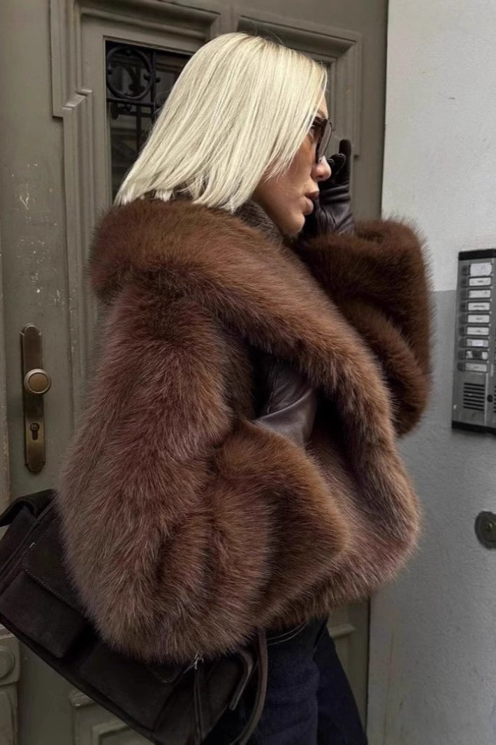 ZEYA - Clarisse short faux fur Coat