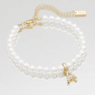 Bracelet Initiale Perle Cyra