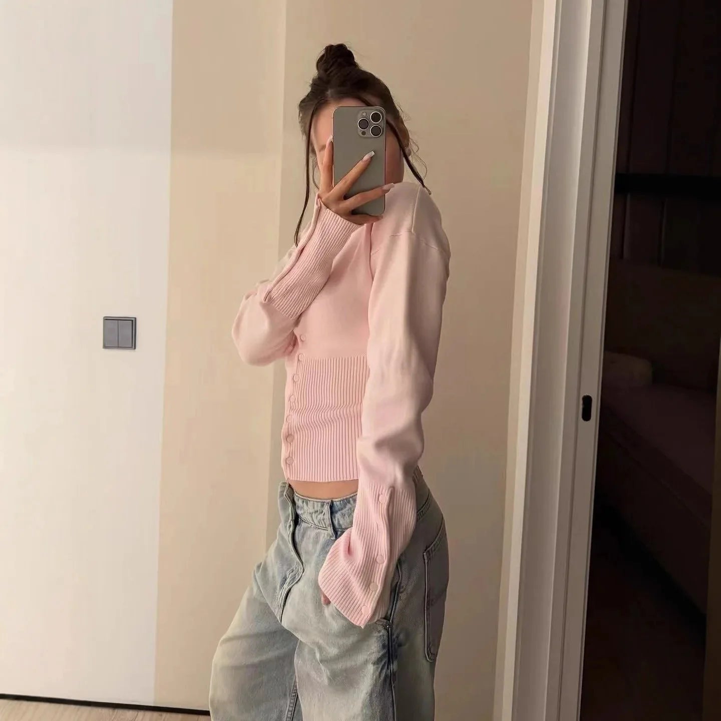 ZEYA - Daenerys Buttoned Slim Cardigan