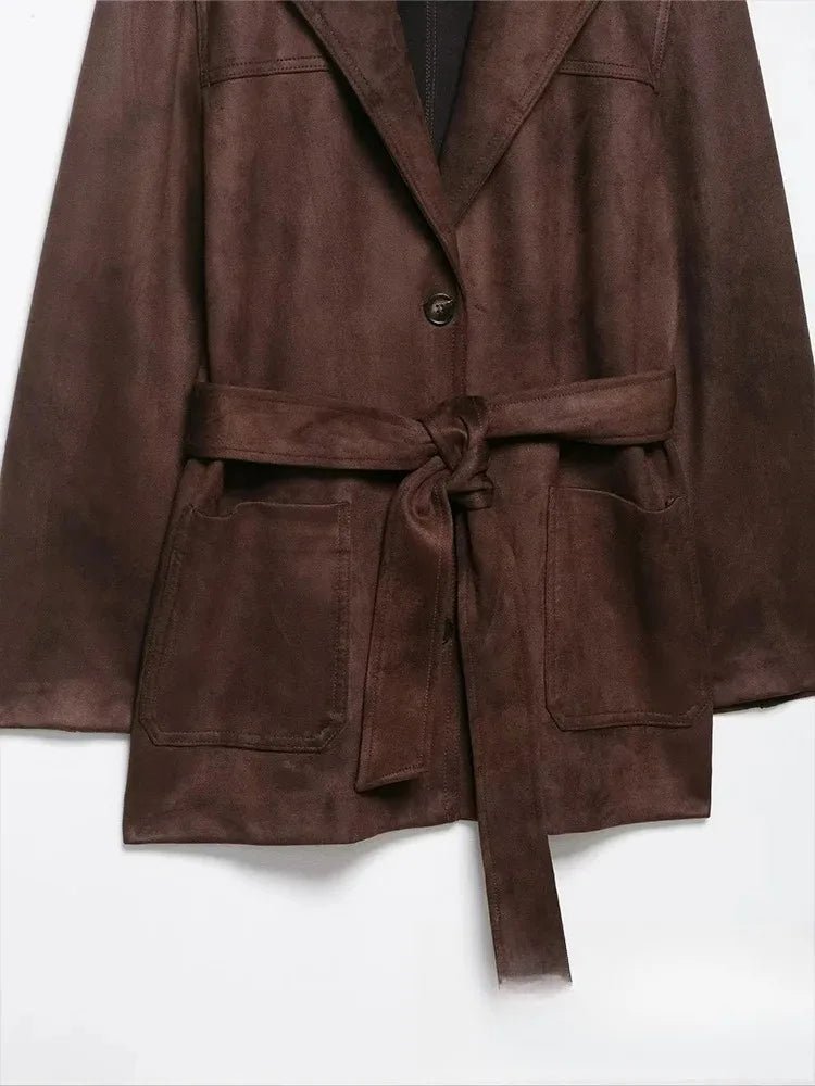 ZEYA - Daisy Suede Blazer