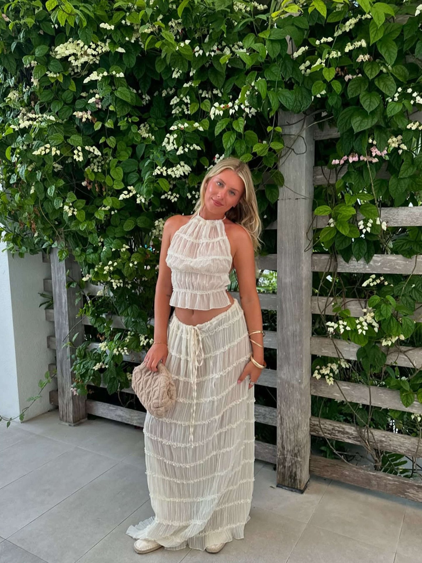 ZEYA - Danica Two - Piece Set with Frill Details