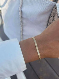 Bracciale a catena in rete con cupola
