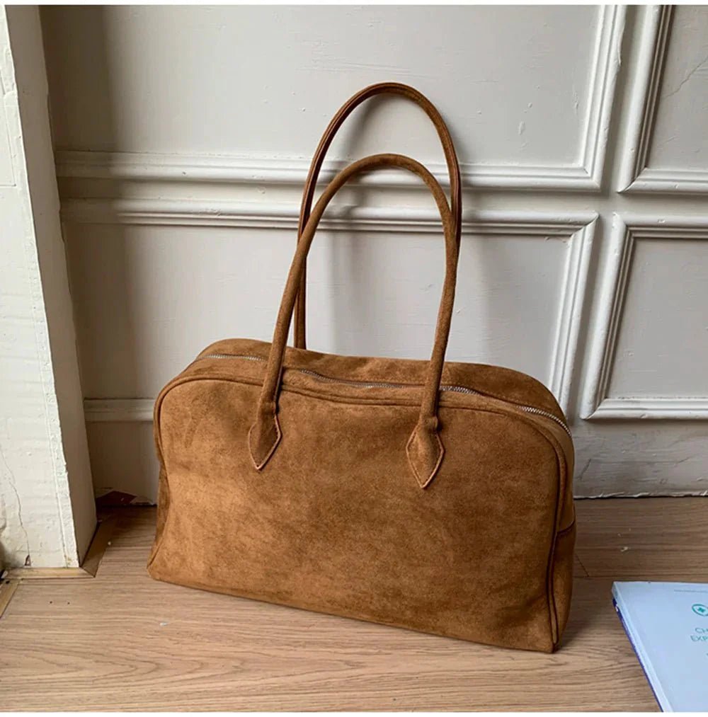 ZEYA - Dominica Suede Shoulder Bag