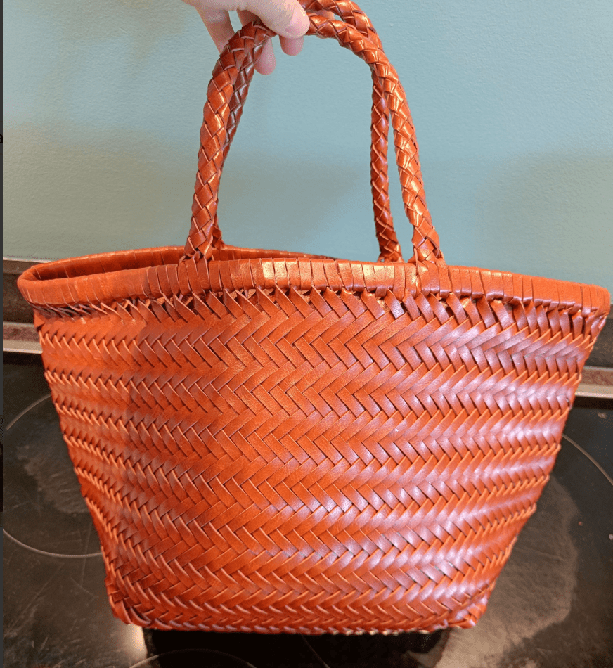 ZEYA - Eira Handwoven Leather Tote Bag