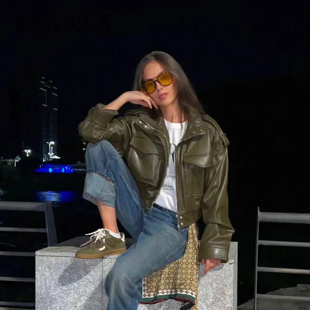 ZEYA - Eleanor Faux Leather Jacket