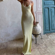 Aemilia gehäkeltes Slip-Kleid