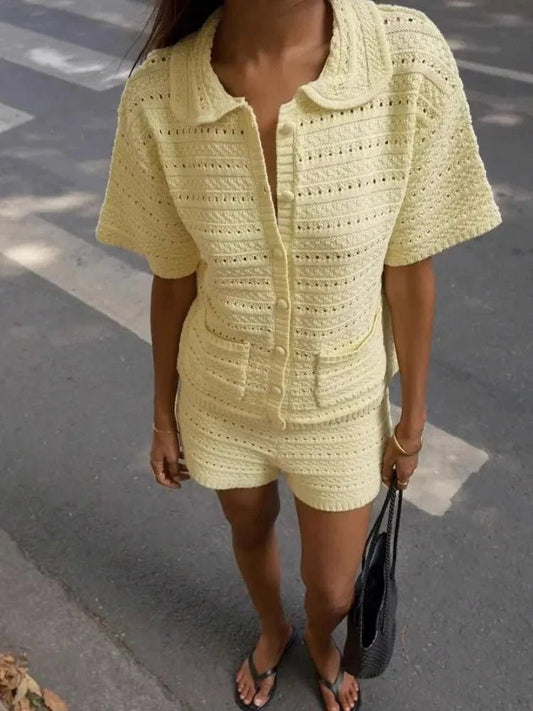 ZEYA - Elena Knitted Two - Piece Summer Set