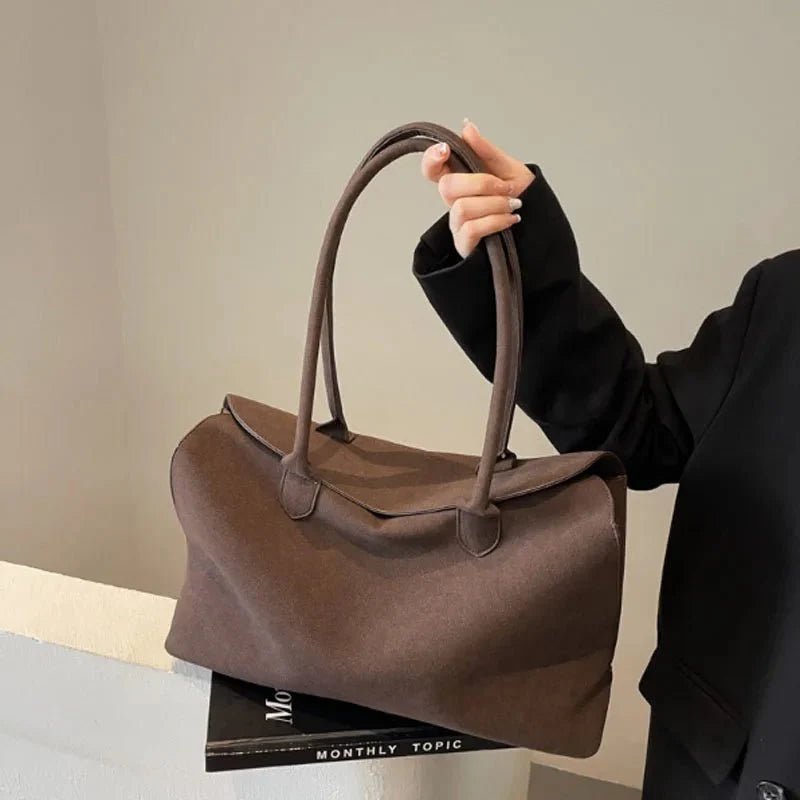 ZEYA - Elisa Suede Shoulder Bag