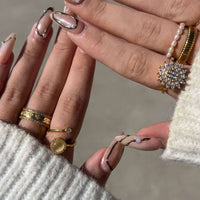 Eliz Anxiety Spinner Ring Set