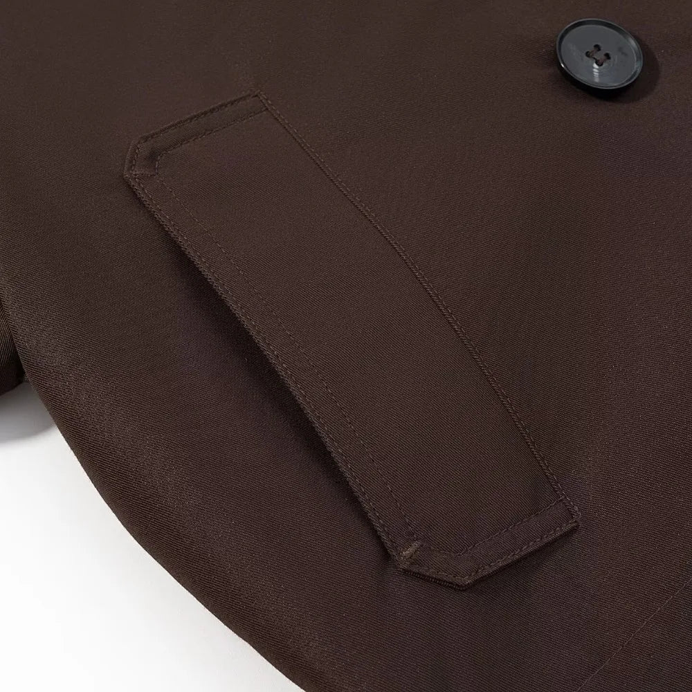 ZEYA - Ella Cropped Trench Coat