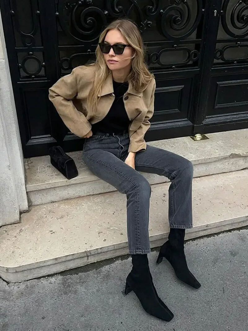 ZEYA - Ellen Faux Suede Jacket