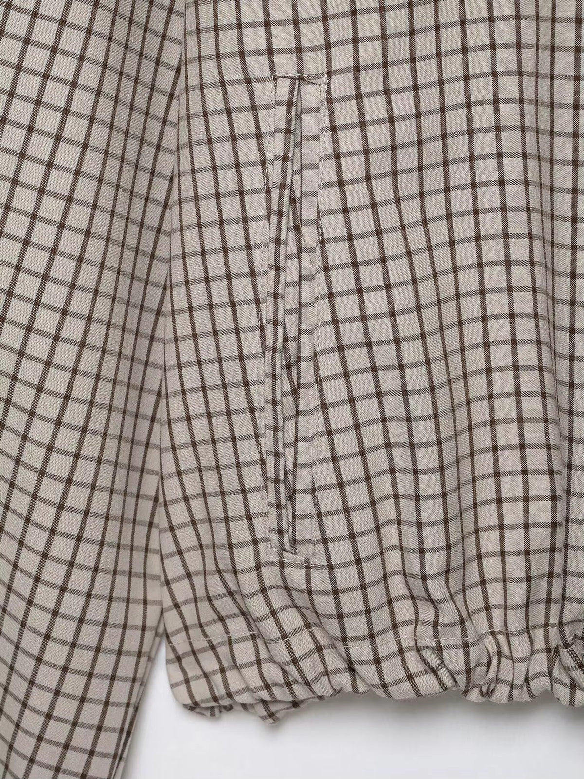 ZEYA - Ellie Plaid Cropped Hooded Jacket