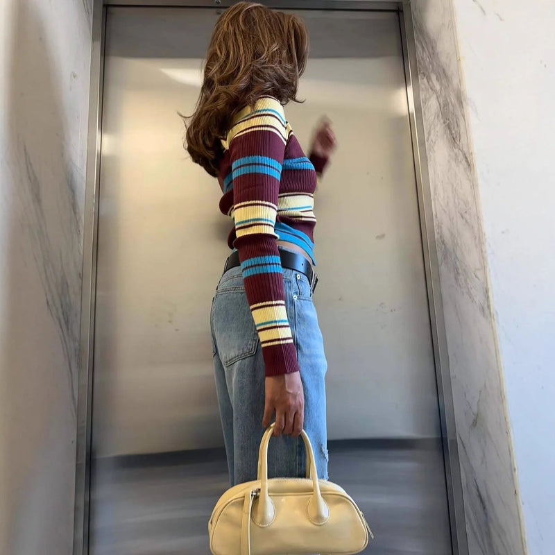 ZEYA - Ellie Striped Knit Cardigan