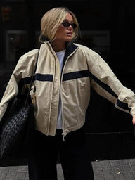 Emilia Oversized Bomberjacke