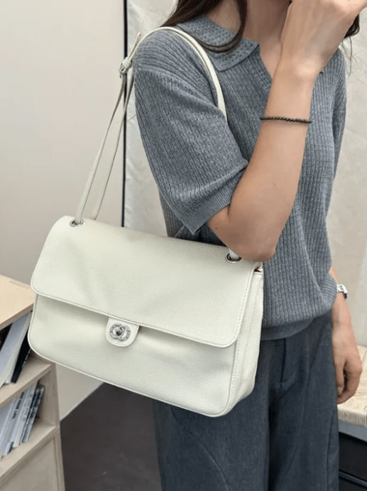 ZEYA - Emma Buckle Flap Shoulder Bag