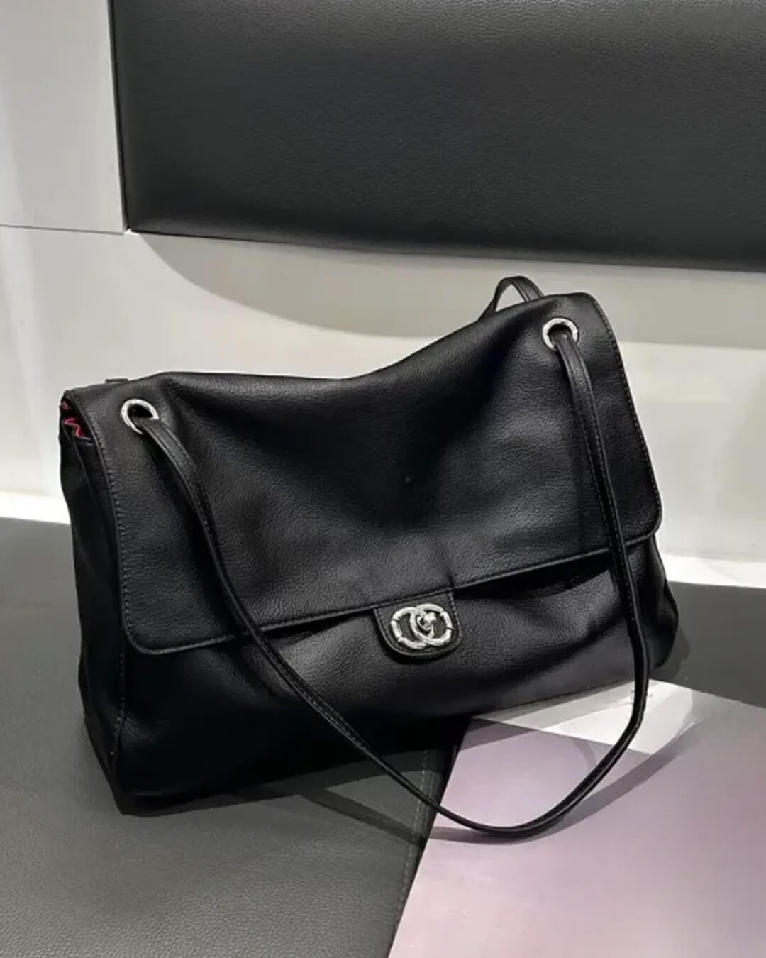 ZEYA - Emma Buckle Flap Shoulder Bag