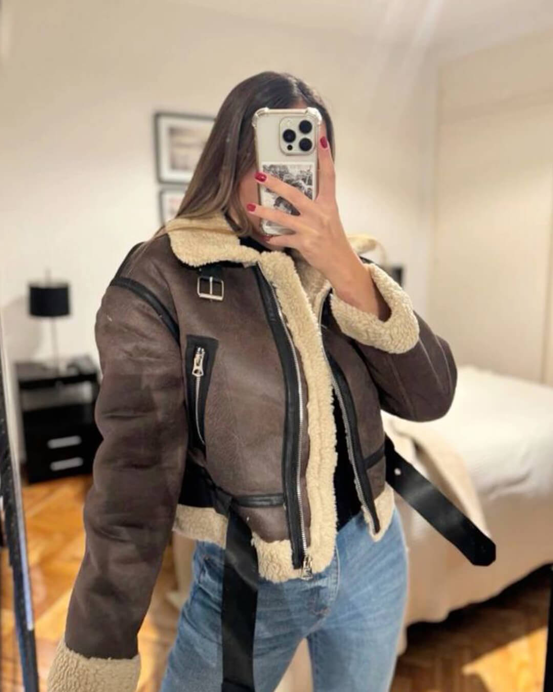 ZEYA - Emma Faux Leather Jacket