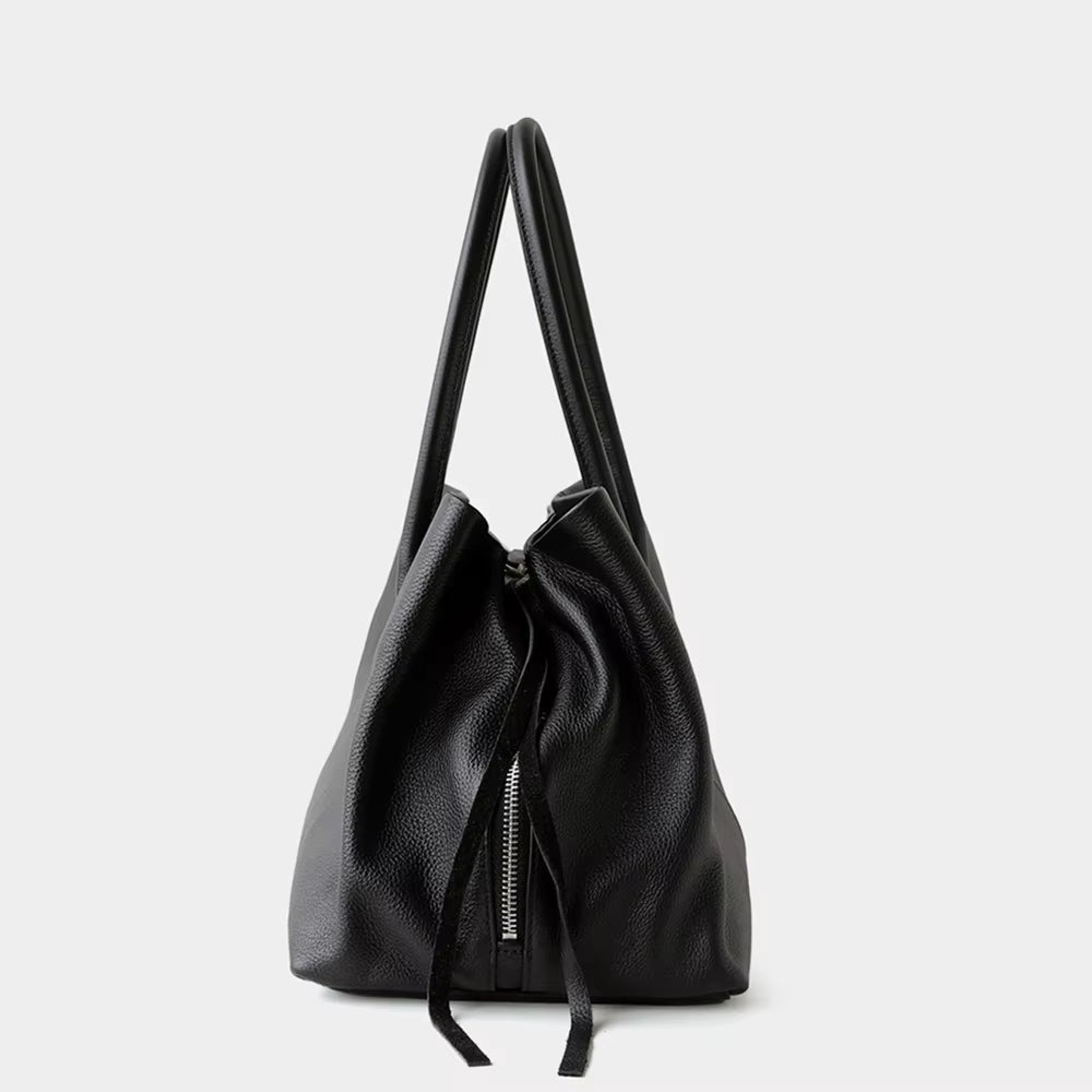 ZEYA - Emma Multi-Compartment Leather Tote Bag
