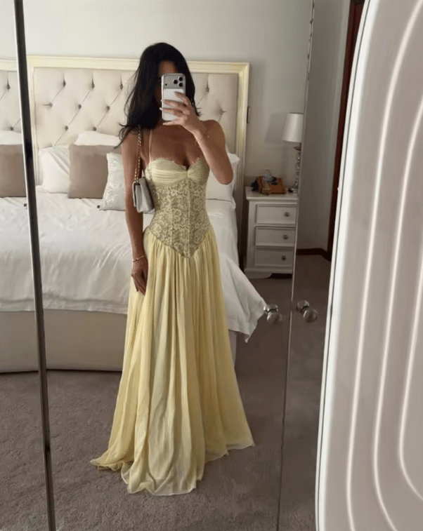 ZEYA - Erica Halter Corset Maxi Dress