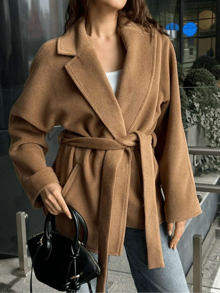 ZEYA - Esmeralda V Neck Jacket with Belt