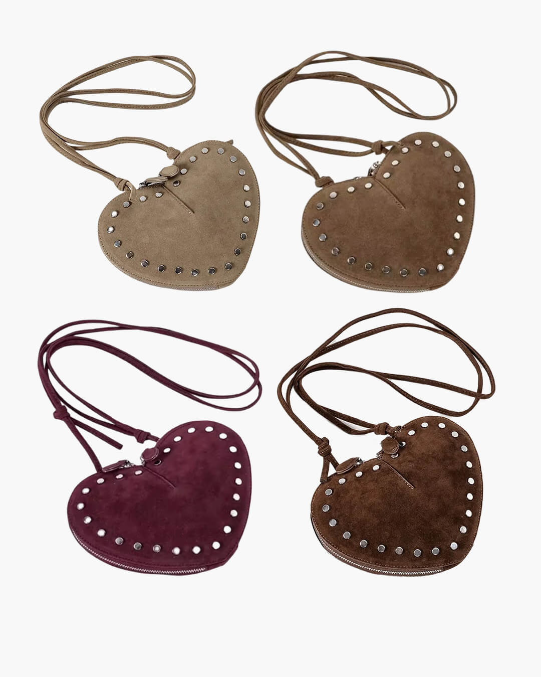ZEYA - Esther Vintage Faux Suede Crossbody Bag