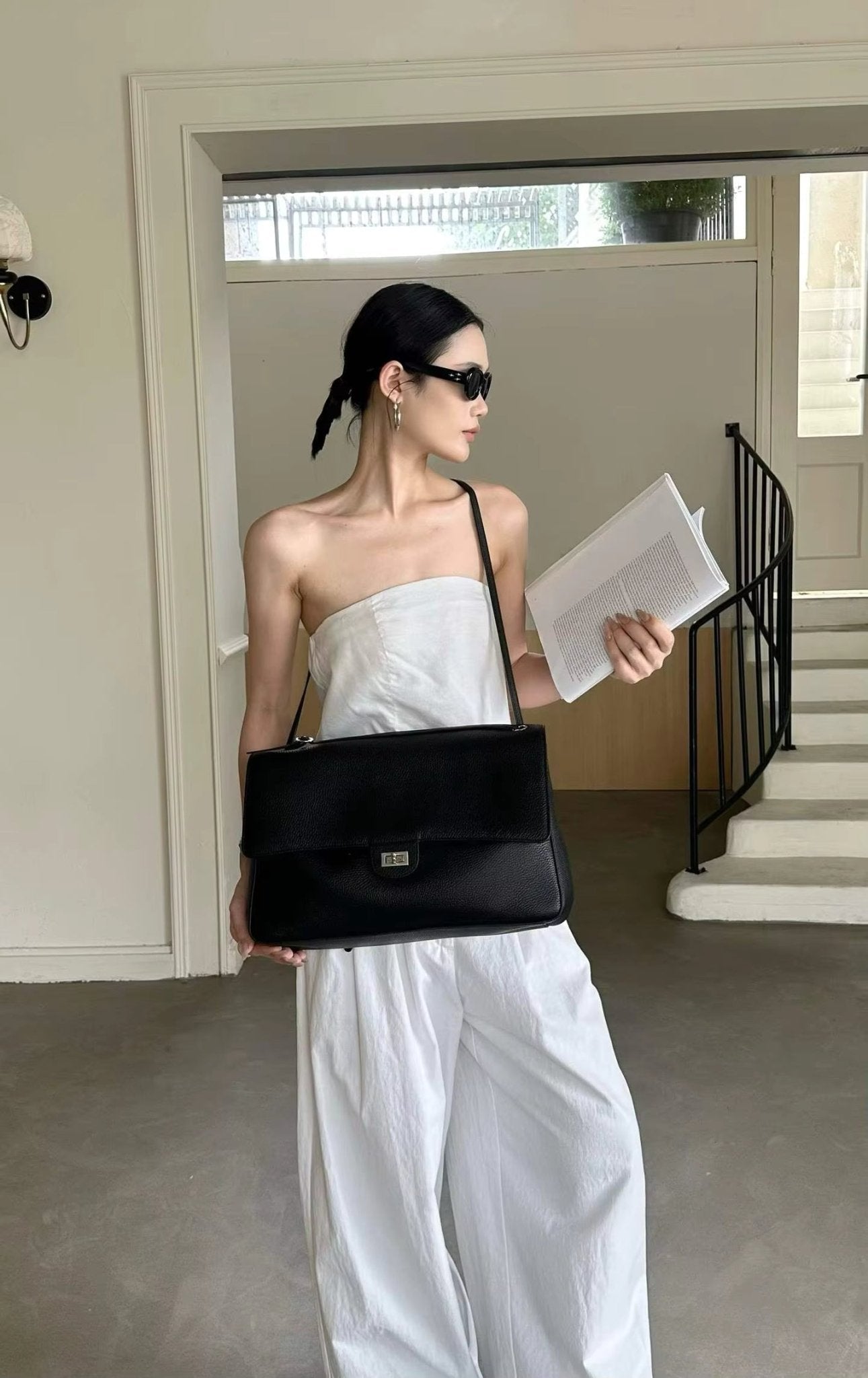 ZEYA - Eva Chevron Crossbody Bag