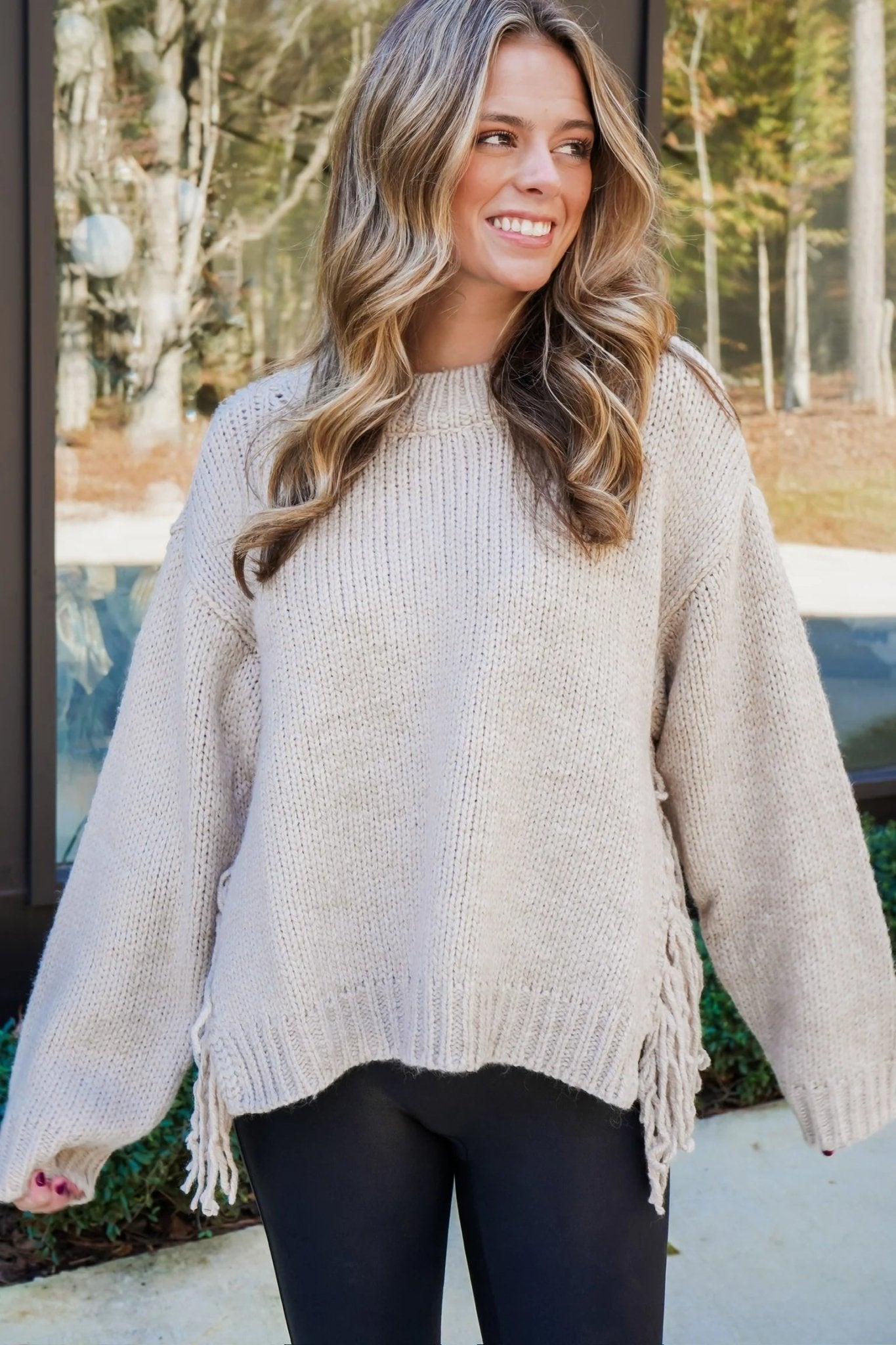 ZEYA - Eva Tassel Knit Sweater