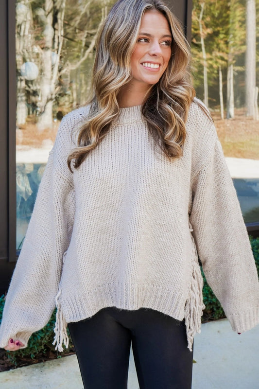 ZEYA - Eva Tassel Knit Sweater