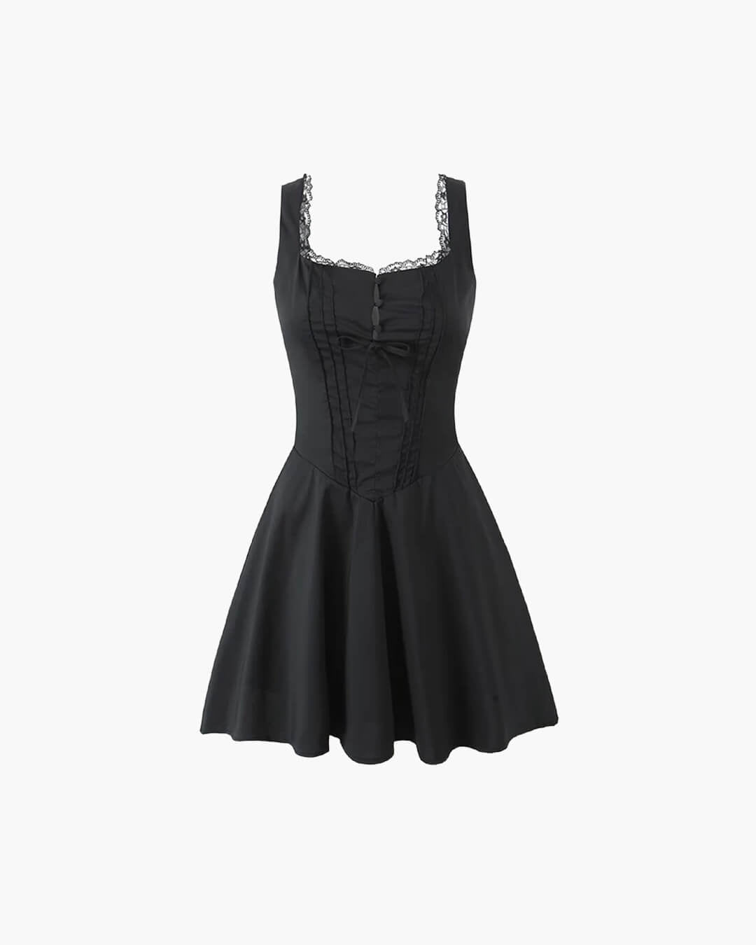 ZEYA - Evelyn Lace-Up Back Mini Dress