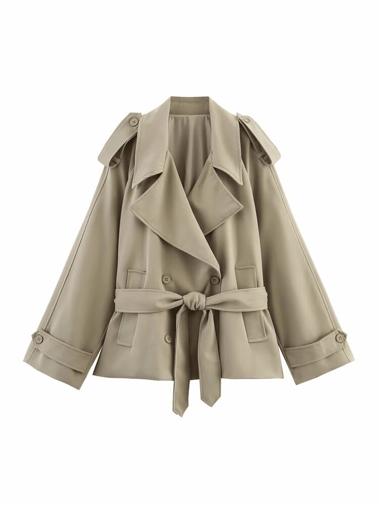 ZEYA - Fabienne Oversized Belted Trench Coat