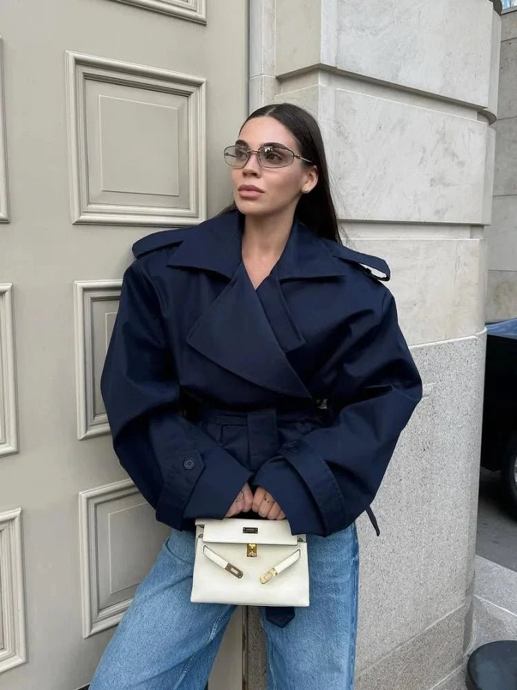 ZEYA - Fabienne Oversized Belted Trench Coat