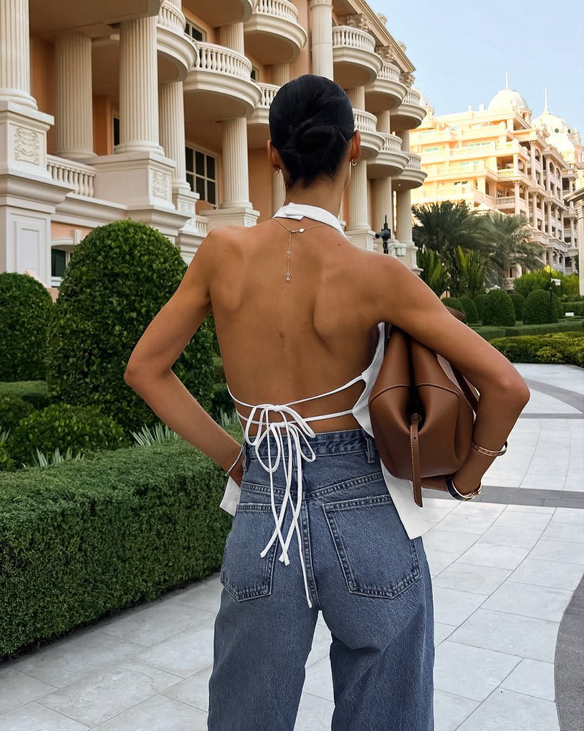 ZEYA - Felice Halter Neck Backless Top