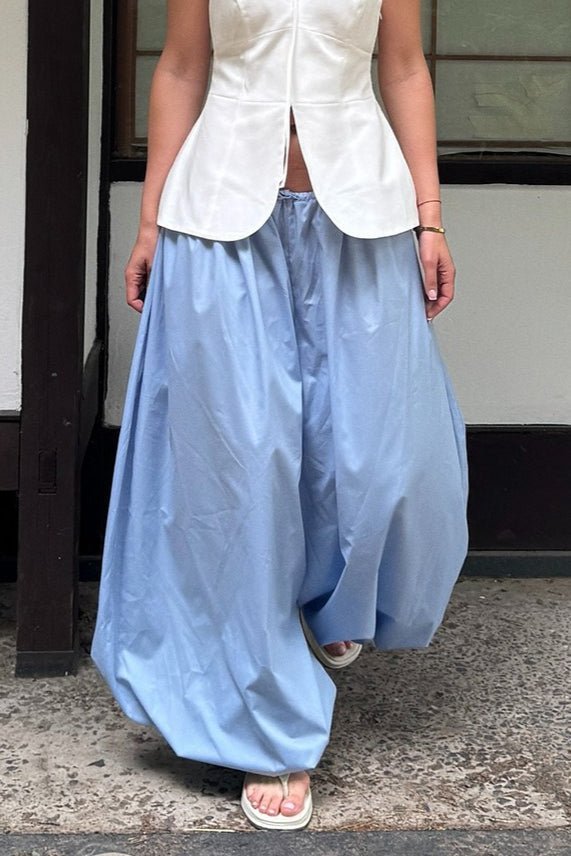 ZEYA - Fenella Elastic Waist Baggy Pants