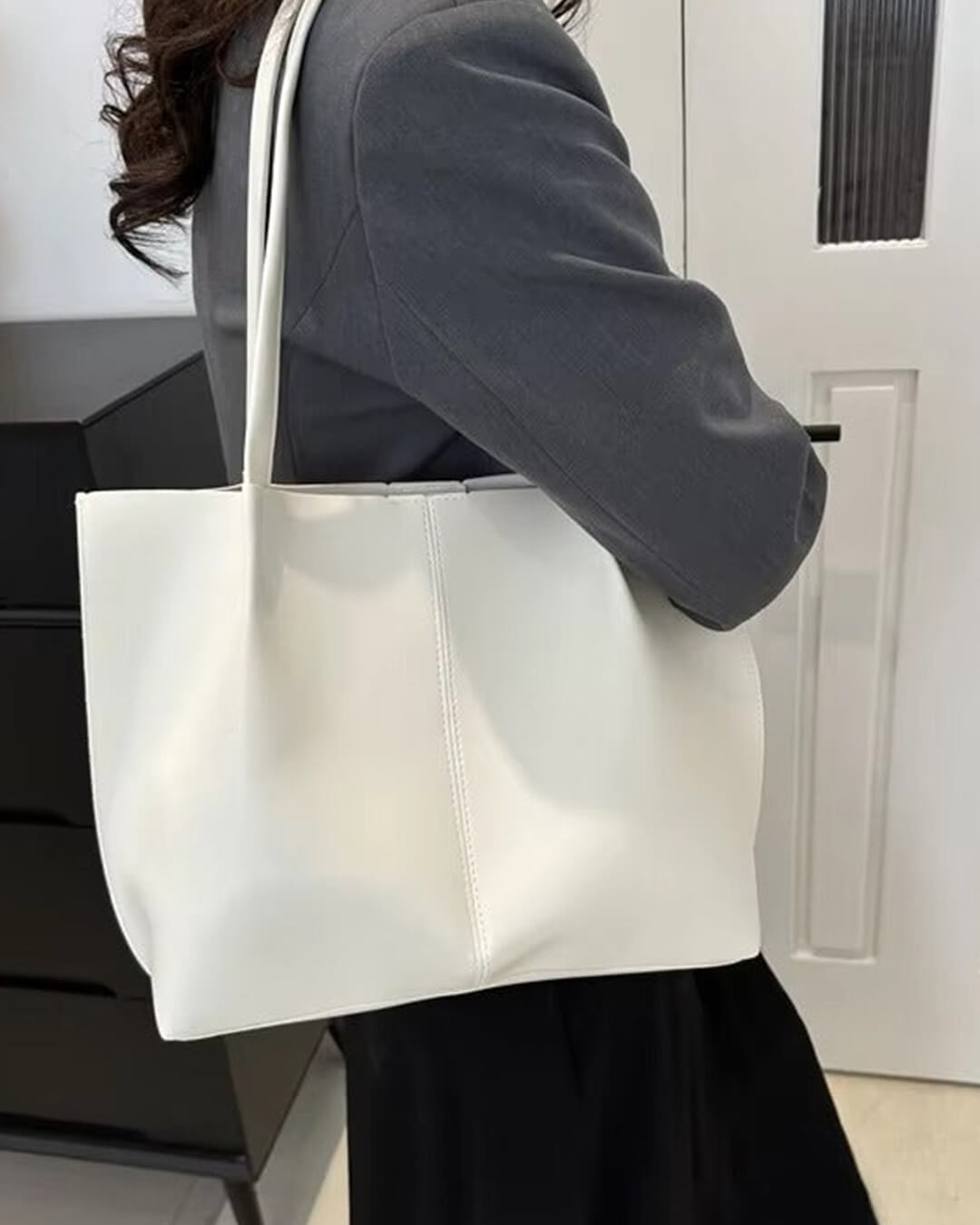 ZEYA - Francesca Faux Leather Tote Bag
