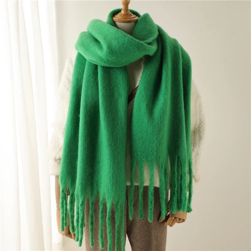 ZEYA - Gabriella Tasseled Winter Scarf