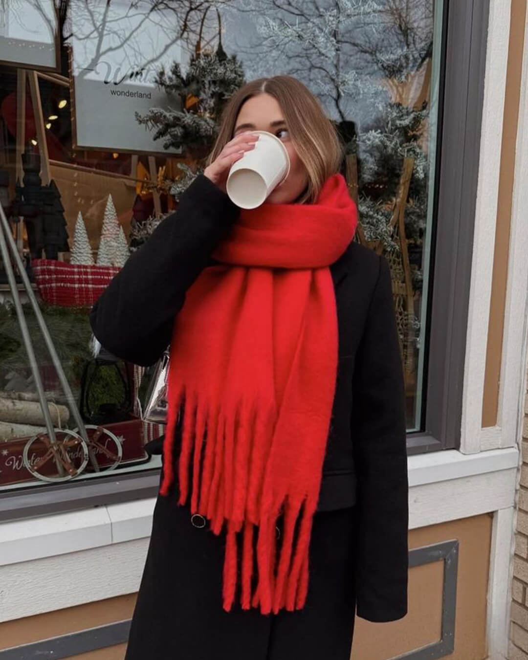 ZEYA - Gabriella Tasseled Winter Scarf